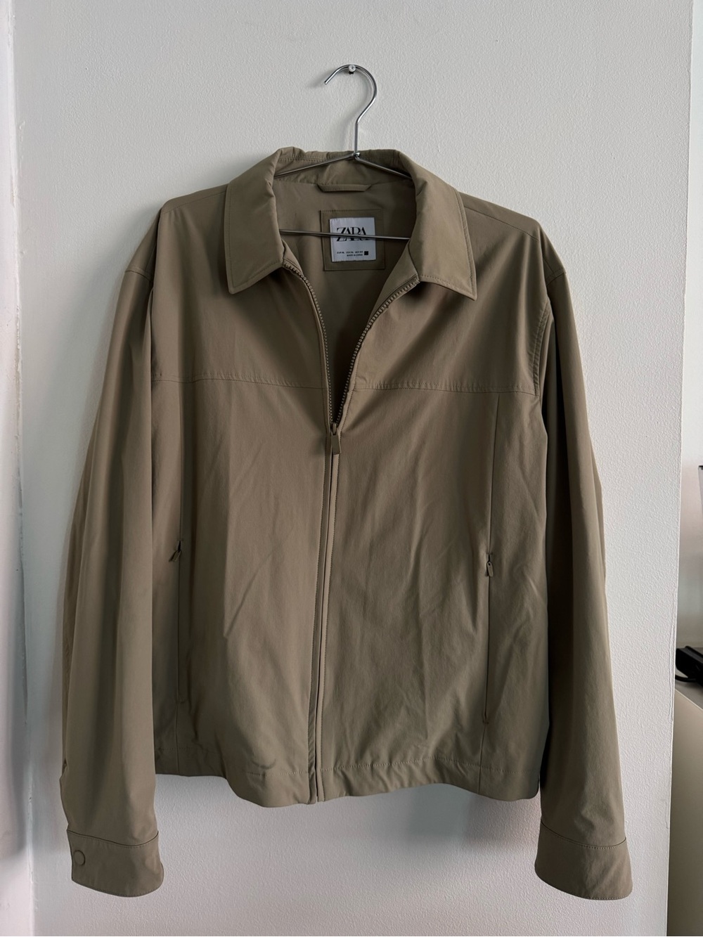 Zara Utility Jacket in khaki Like New